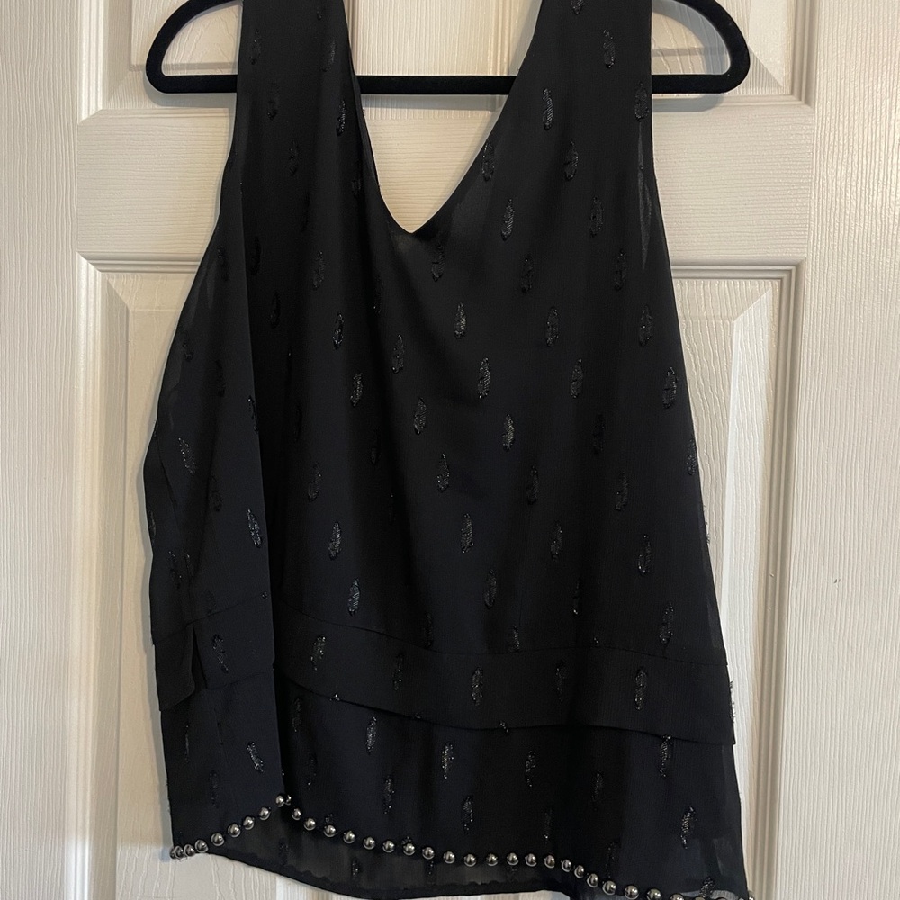 Elegant Black Sleeveless Top